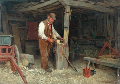 Wheelwright, c.1900 by H. Stuck